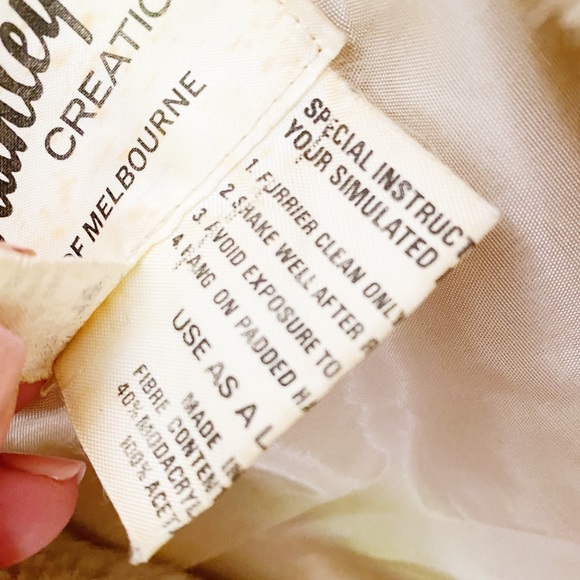 Incredible 70’s Rare Vintage Faux-Fur Jacket - Picture 5 of 6